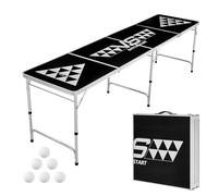 VEVOR Table de Beer Pong Pliante 240 cm, Table de Jeu Portable
