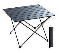 VEVOR Table de Camping 56,5x40,5x46 cm Charge 30 kg Table Extérieur Pliante Portable Légère 1,4 kg Plateau et Cadre en Alliage d'Aluminium avec Sac de Transport pour Plage Pique-Nique BBQ Randonnée