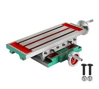 VEVOR Table de fraisage 17,7 × 6,7 pouces Table de fraisage à glissière composée multifonction Table de travail Croix Fraiseuse composée 2 axes 4 façons pour tous les supports de perceuse Fraiseuse de