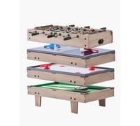 VEVOR Table de hockey sur air, 82 cm, ensemble de table de jeu combo, 4 en 1, table de combinaison multiple avec hockey, billard, baby-foot, ping-pong, poussoirs et palets, pour famille et bureau