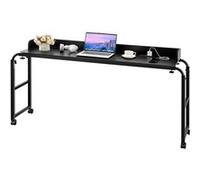 VEVOR Table de Lit Mobile Capacité 30kg Spacieux et Pratique Peu Encombrant pour Maison Noir
