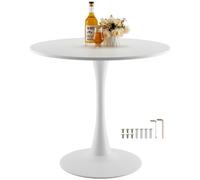 VEVOR Table de salle à manger rond meuble moderne en bois 80 cm 2 à 4 personnes