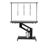 VEVOR Table de Toilettage pour Chien Animaux de Compagnie Hydraulique 108x61 cm Capacité Charge Statique 199,6 kg Station de Toilettage Réglable en Hauteur, pour Chiens de Taille Moyenne et Petite