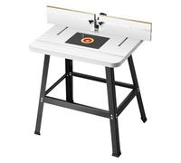 VEVOR Table de Toupie 800 x 606 mm avec Plateau MDF Port de Collecte Poussière