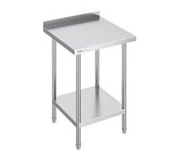 VEVOR Table de Travail en Inox Table de Préparation 61x61x91,4 cm pour Cuisine
