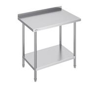 VEVOR Table de Travail Inox Table de Préparation 91,4x61 cm Cuisine Restaurant