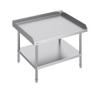 VEVOR Table de Travail en Inox Table de Préparation 76,2 x 91,4 cm Restaurant