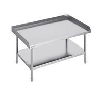 VEVOR Table de Travail en Inox Table de Préparation 76,2x121,9 cm Restaurant