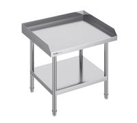 VEVOR Table de Travail en Inox Table de Préparation sur Roulettes 71,1x61x66 cm