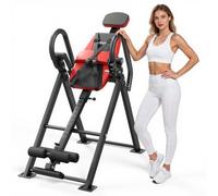 VEVOR Table d'Inversion, Banc d'Inversion Pliable Charge 136 kg, Décompression pour Cou Dos Salle de Sport Domicile, Appareil d'Étirement de Dos à Angle d'Inclinaison Réglable, Protections Multiples