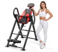 VEVOR Table d'Inversion Charge 136 kg, Banc d'Inversion Pliable et Angle Réglable, Décompression pour Cou Dos Gym Domicile, Appareil d'Étirement de Dos avec Protections Multiples, en Acier au Carbone