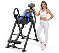 VEVOR Table d'Inversion Pliable, Banc d'Inversion Charge 136 kg, Décompression pour Cou Dos Salle de Sport Domicile, Appareil d'Étirement de Dos à Triple Protection, Angle d'Inclinaison Réglable