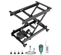 VEVOR Table Élévatrice Électrique Ciseaux Simple 20-71 cm Charge 150 kg 4 Roues