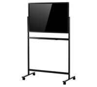 VEVOR Tableau Noir en Verre Effaçable à Sec 888x583 mm avec Support 2 Pcs, Tableau Mémo Magnétique Mobile à Roulettes, Verre Sans Cadre, Marqueurs, Aimants et Effaceur, pour Bureau, Salles de Classe