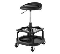 VEVOR Tabouret d'atelier roulant siège de garage hauteur réglable charge 136 kg