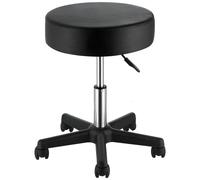 VEVOR Tabouret de Bureau Tabouret à Roulettes Pivotant en PU Hauteur Réglable