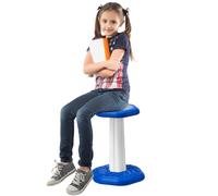 VEVOR Tabouret Oscillant avec Coussin en Éponge, Tabouret Dynamique Capacité de Charge 70 kg, Siège Ergonomique, pour Amélioration de la Concentration et de la Posture, pour Écoles Bureau, Bleu