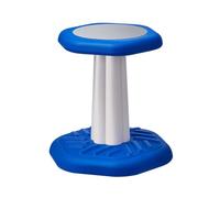 VEVOR Tabouret Oscillant avec Coussin en Éponge, Tabouret Dynamique Capacité de Charge 70 kg, Siège Ergonomique pour Amélioration de la Concentration et de la Posture, pour École Bureau Domicile, Bleu