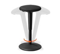 VEVOR Tabouret Oscillant Hauteur Réglable 55-72 cm, Tabouret Dynamique avec Siège Flexible, en Fer, Angle d'Inclinaison de 8°, Amélioration de la Concentration et de la Posture, pour École Bureau