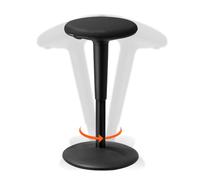 VEVOR Tabouret Oscillant Siège Réglable en Hauteur 55-72 cm Noir pour Enfants