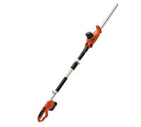 VEVOR Taille-Haie à Batterie 20 V Taille-Haie Sans Fil Lame en Acier à Double Tranchant 45,7 cm Perche Télescopique 188-239 cm Coupe Haie Branches Électrique avec Chargeur Rapide pour Plantes Hautes