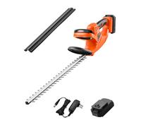 VEVOR Taille-haie Électrique sans fil 20 V Batterie 2 A avec Lame à Double Action 510 mm, Conception Sécurisée, Légère, Ergonomique, pour Entretien des Branches Basses, Taillage Arbustes de Jardin