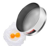 VEVOR Tamis à Farine 40 Mailles, Passoire à Mailles Fines 32 cm, en Inox 304 de Qualité Alimentaire, pour Pâtisserie, 5 Tailles de Trous de Maille pour Haricots Mungo, Riz, Farine, Poudre de Perle