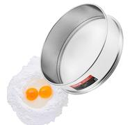 VEVOR Tamis à farine à mailles fines en acier inoxydable 304 de qualité alimentaire à 12 mailles fines de 304 cm de diamètre