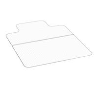 VEVOR Tapis Chaise de Bureau avec Rebord de 121,9x91,4 cm, Tapis Protège-sol pour Moquettes en Plastique avec Clous, Antidérapant et Facile à Nettoyer, Protection de Sol pour Maison et Bureau