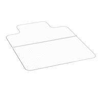 VEVOR Tapis Chaise de Bureau avec Rebord de 121,9x91,4 cm, Tapis Protège-sol pour Moquettes en Plastique avec Clous, Antidérapant et Facile à Nettoyer, Protection de Sol pour Maison et Bureau