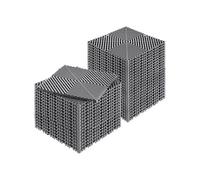 VEVOR Tapis dalle de sol de drainage modulaire emboîtable 310x310 mm 40 pcs gris