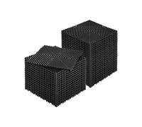 VEVOR Tapis dalle de sol de drainage modulaire emboîtable 310x310 mm 40 pcs noir