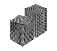 VEVOR Tapis dalle de sol de drainage modulaire emboîtable 310x310 mm 55 pcs gris