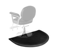 VEVOR Tapis de Chaise de Salon Coiffure, 1220x905x13 mm, Tapis de Sol Salon Coiffeur Anti-fatigue pour Base de Chaise Circulaire, avec Surface PVC, Facile à Nettoyer, Bords Biseautés Anti-trébuchement