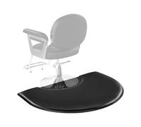 VEVOR Tapis de Chaise de Salon Coiffure, 1220x930x25 mm, Tapis de Sol Salon Coiffeur Anti-fatigue pour Base de Chaise Circulaire, avec Surface PVC, Facile à Nettoyer, Bords Biseautés Anti-trébuchement