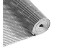 VEVOR Tapis de Drainage Antidérapant 90x1500 cm, Caillebotis Piscine en PVC, Revêtement de Sol pour Zones Humides Restaurant Piscine Terrasse Salle de Bain, Tapis Antifatigue Drainant en Rouleau, Gris