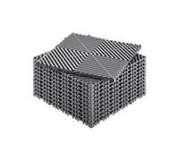 VEVOR Tapis dalle de sol de drainage modulaire emboîtable 310x310 mm 12 pcs gris