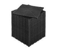 VEVOR Tapis dalle de sol de drainage modulaire emboîtable 310x310 mm 24 pcs noir