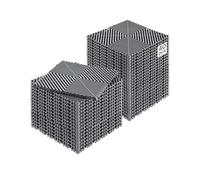 VEVOR Tapis de drainage emboîtable, 310x310 mm, dalles de sol de drainage modulaire emboîtable, 40 pcs, coussin de sol à épisser en PP antidérapant gris, tapis de douche, pour garage, jardin, cuisine