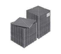 VEVOR Tapis de drainage emboîtable, 310x310 mm, dalles de sol de drainage modulaire emboîtable, 50 pcs, coussin de sol à épisser en PP antidérapant gris, tapis de douche, pour garage, jardin, cuisine