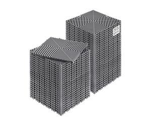 VEVOR Tapis de drainage emboîtable, 310x310 mm, dalles de sol de drainage modulaire emboîtable, 55 pcs, coussin de sol à épisser en PP antidérapant gris, tapis de douche, pour garage, jardin, cuisine