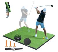VEVOR Tapis de Frappe de Golf Gazon Synthétique 152x152 cm Entraînement au Golf