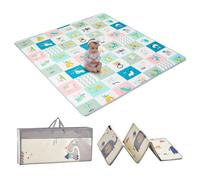 VEVOR Tapis de Jeu Doux pour Bébés Enfants Rampant au Sol Maison 1,8x2 m 2 Côtés