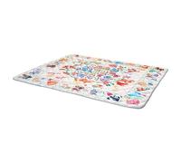 VEVOR Tapis de Jeu pour Bébé, 1,5x1,8 m, Tapis d'Éveil pour Enfants Antidérapant Épais Doux, Tapis d'Activité de Sol Pliable Enroulable, Lavable en Machine, pour Tout-Petits, Nourrissons, Maison