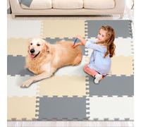 VEVOR Tapis de Jeu pour Enfants 16PCs Dalles en Mousse EVA Emboîtables 10 mm