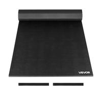VEVOR Tapis de Lutte 3 x 1,5 m, Tapis d'entraînement Enroulable en PVC imperméable, épaisseur de 3 cm, pour Exercices d'arts Martiaux à Domicile, Gymnastique, Tatami, jiu-Jitsu, MMA, Judo, Boxe, Noir