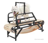 VEVOR Tapis de Marche pour Chiens de Taille Moyenne, Capacité de Charge 100 kg, Tapis de Course avec Piste Large 44,5, Réglages d'Inclinaison, Équipement d'Exercice Intérieur pour Animaux de Compagnie