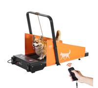 VEVOR Tapis de Marche pour Chiens de Taille Moyenne, Capacité de Charge 90 kg, Tapis de Course Électrique avec Écran LCD, Barre Pliable Forme de U, Équipement d'Intérieur pour Animaux de Compagnie