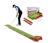 VEVOR Tapis de putting de golf vert pour l'entraînement d'intérieur avec 5 trous