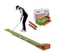 VEVOR Tapis de putting de golf vert pour l'entraînement d'intérieur avec 1 trou